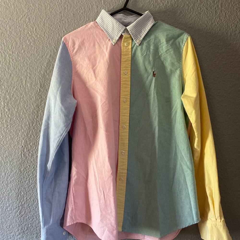 Ralph Lauren *CUSTOM FIT* multicolor button up
